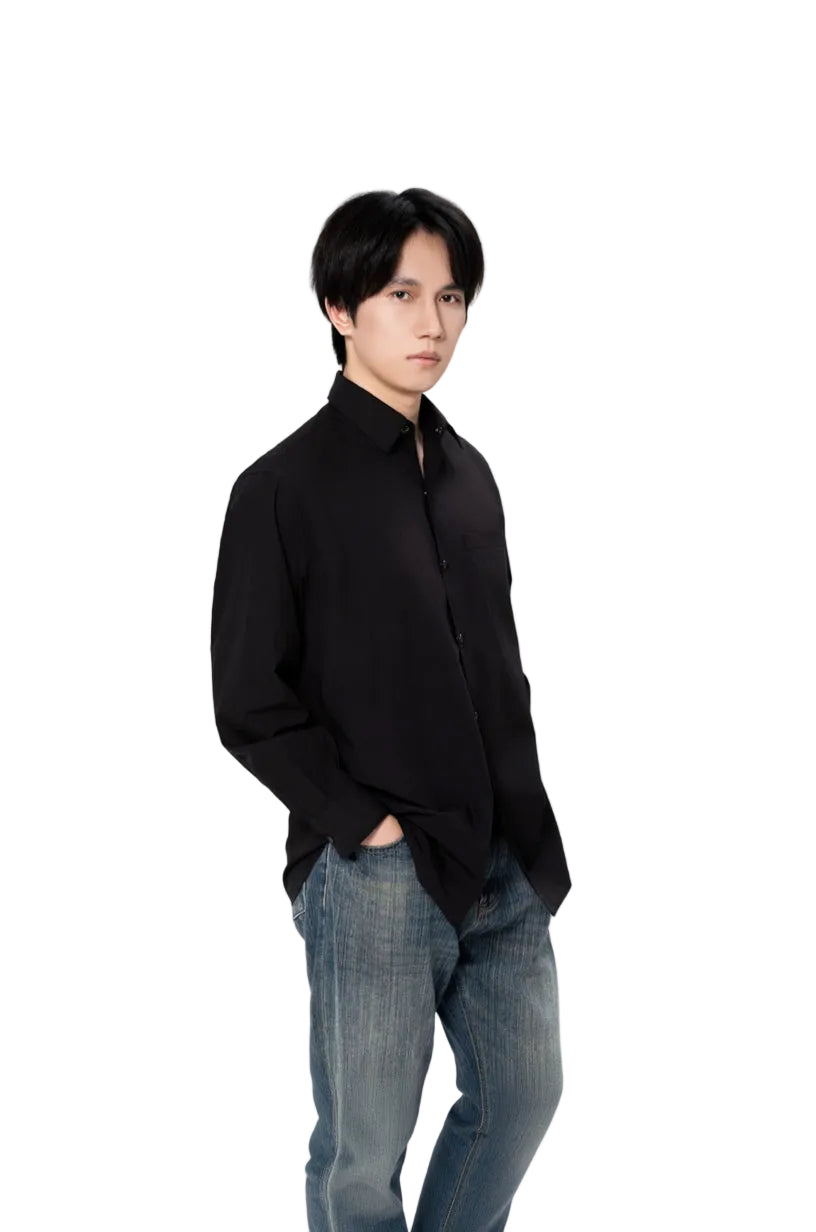 Relaxed Pima Cotton Shirt