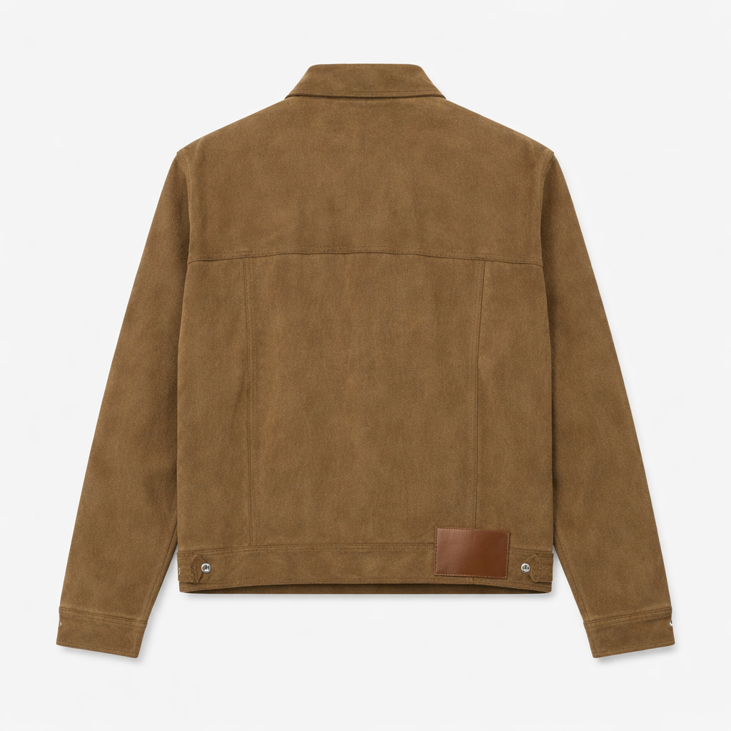 Workwear Jacket - Brown Light Suede
