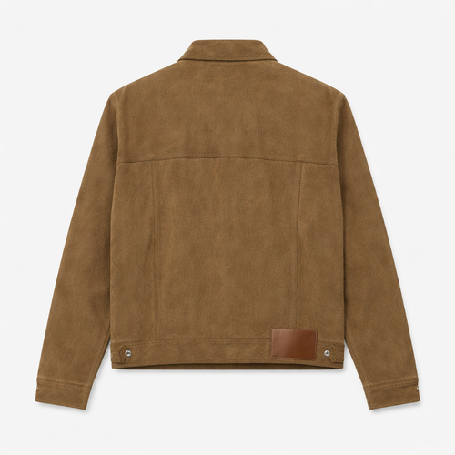 Workwear Jacket - Brown Light Suede