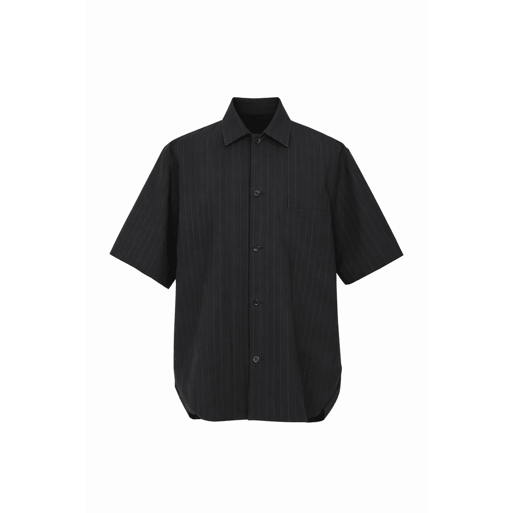 Relaxed Pinstripe Suiting Shirt