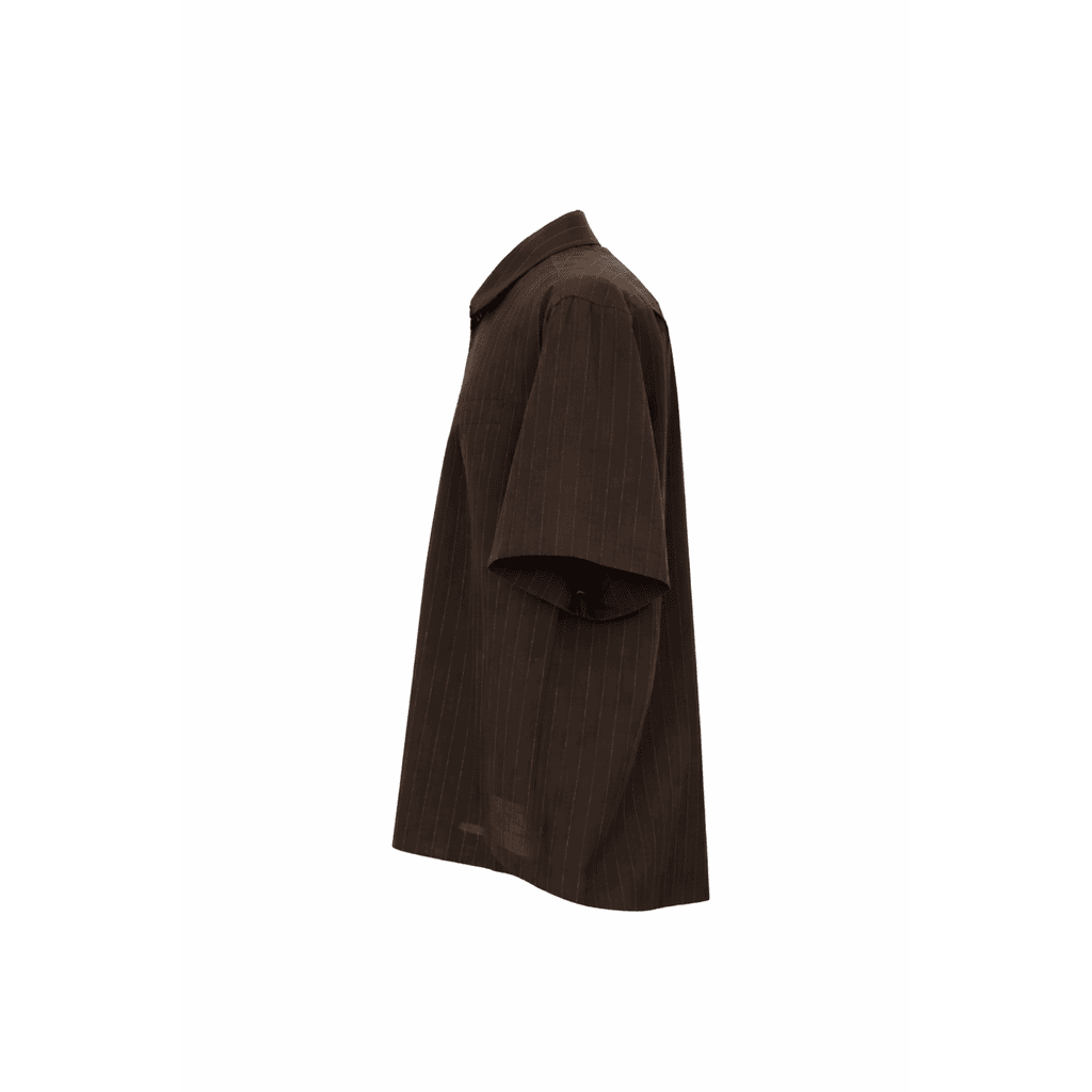 Relaxed Pinstripe Suiting Shirt